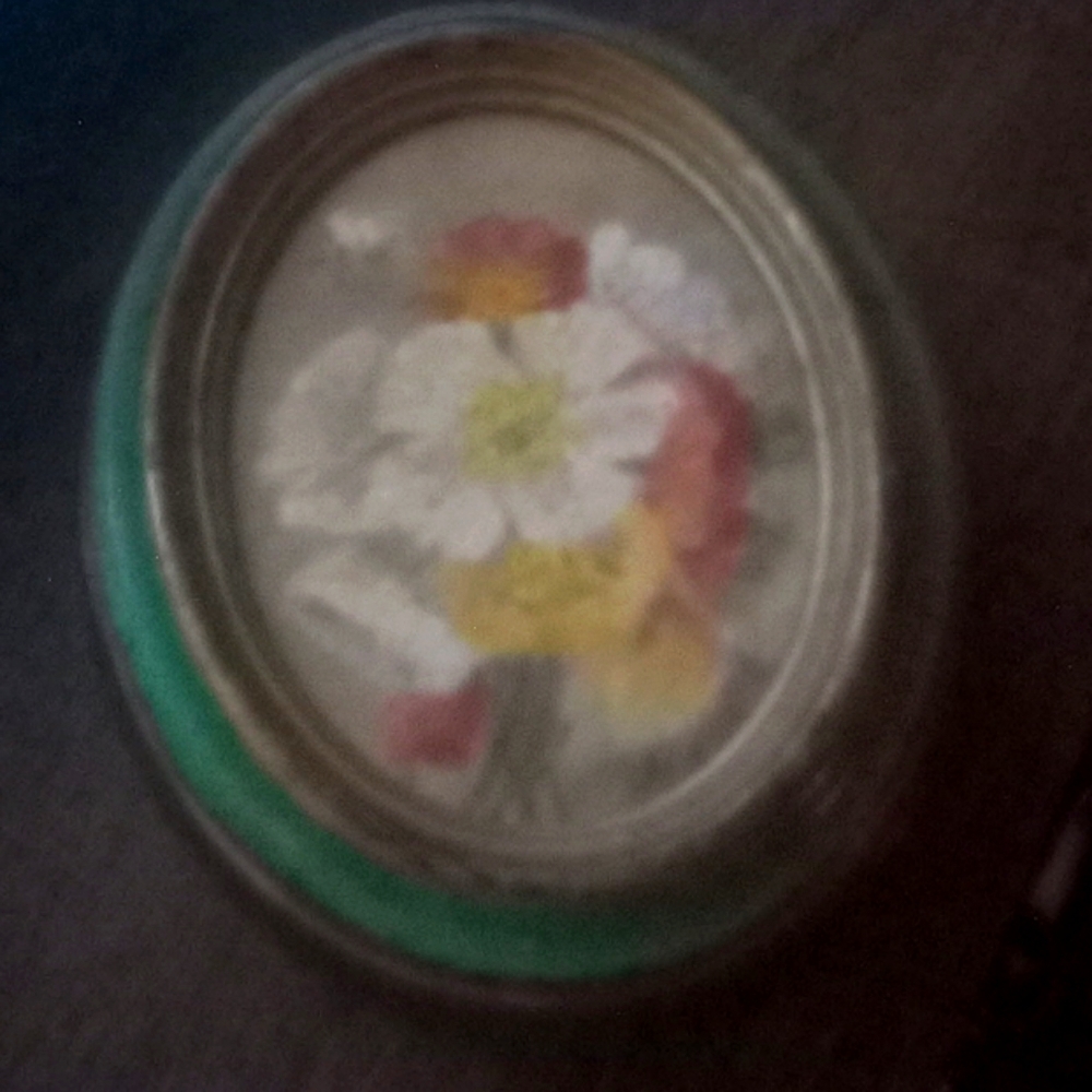 Second antique floral print, stamped made in italy